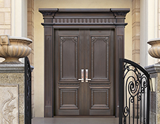 K015大愛(ài)無(wú)邊,別墅銅門(mén),豪華銅門(mén),雙開(kāi)銅門(mén)